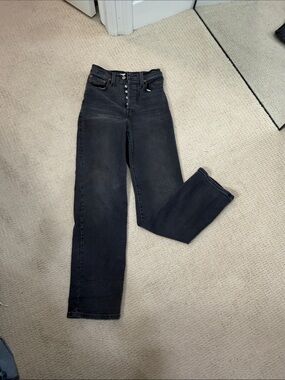 Levi's Women's Straight Leg Jeans - Washed Black